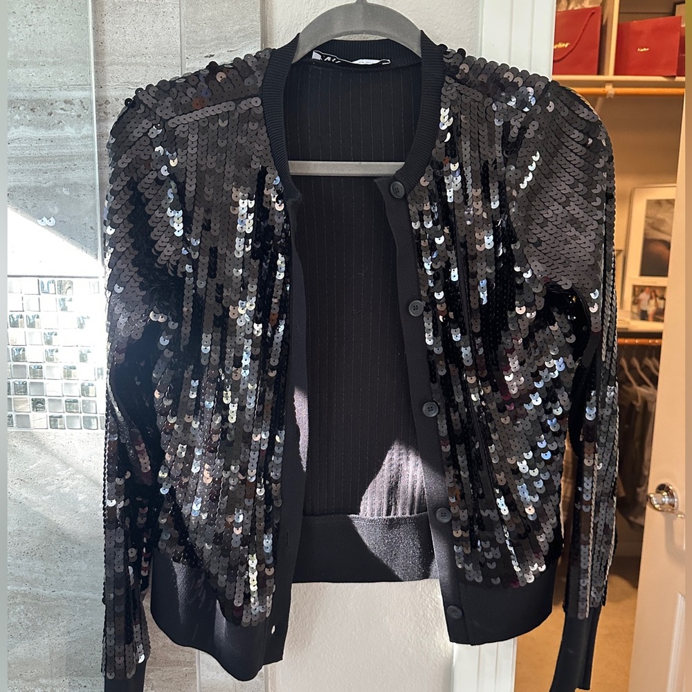 Zara Sequin cardigan